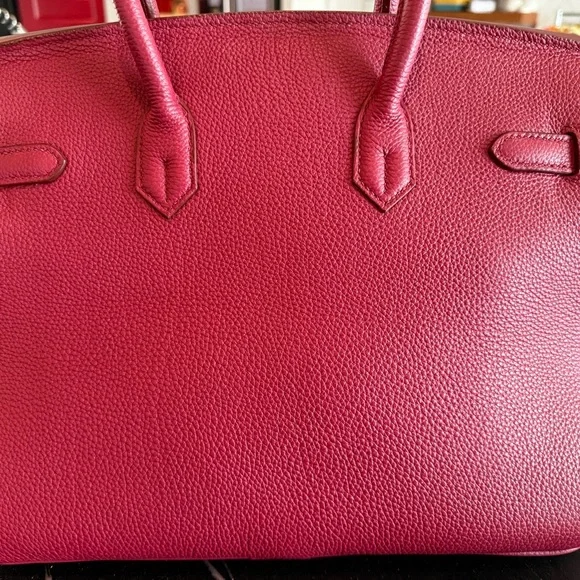 Leather Top Handle tote - Picture 4 of 9